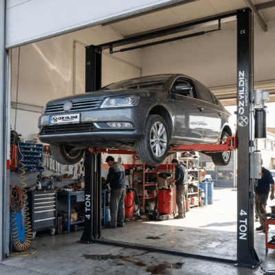 Hidrolik Lift İki Sütunlu 4 Ton – 380V / 220V Tam Otomatik | ÖZ YILDIZ