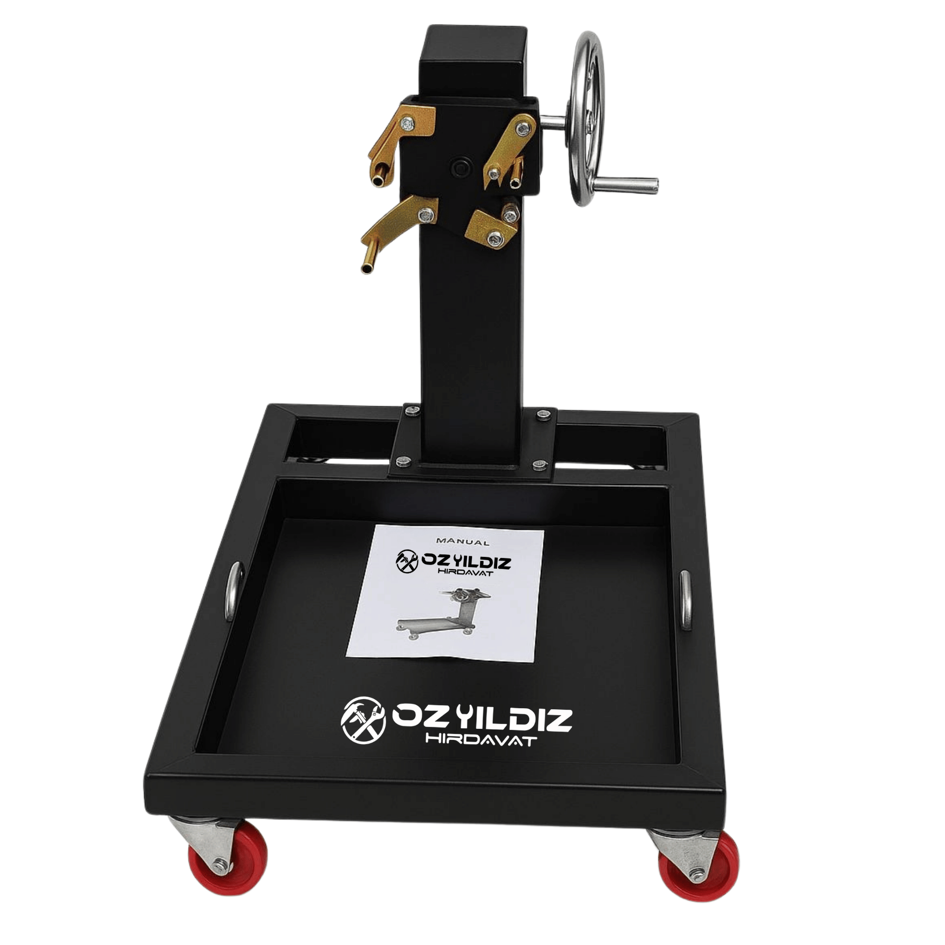 özyıldız Motor Toplama Sehpası 360 Dönerli 500 Kg - Motor Standı Dönerli
